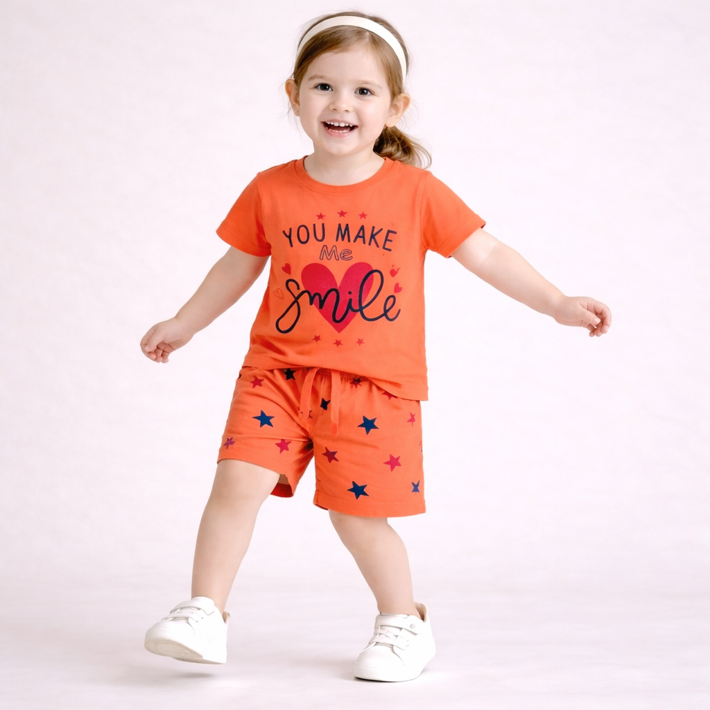 Primark You Make Me Smile Cotton Shorts Set