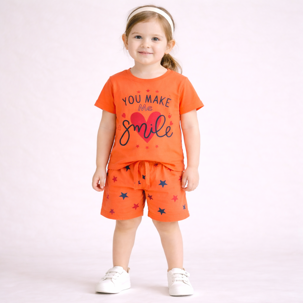 Primark You Make Me Smile Cotton Shorts Set