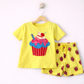 Cupcake Delight Cotton Shorts Set