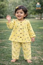 Sunny Bloom Muslin Co-ord Set (2-Piece)