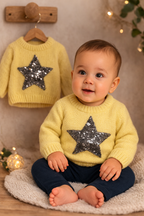 Yellow Star Knit Sweater