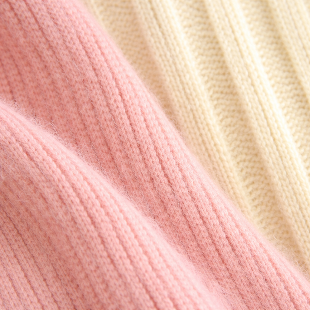 Blush Bow Knit Dress with Ruffle Collar