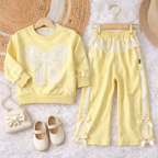 Butter Yellow Bow Coord Set