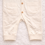 Cream Cuddle Romper Set