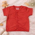 Solid Rust Cotton Baby Jabla Top