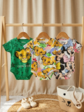 Disney Romper Set (Pack of 3) – Soft Cotton Printed