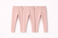 Kiabi Girls Pack of 3 Cotton Stretchable Ankle-Length Leggings