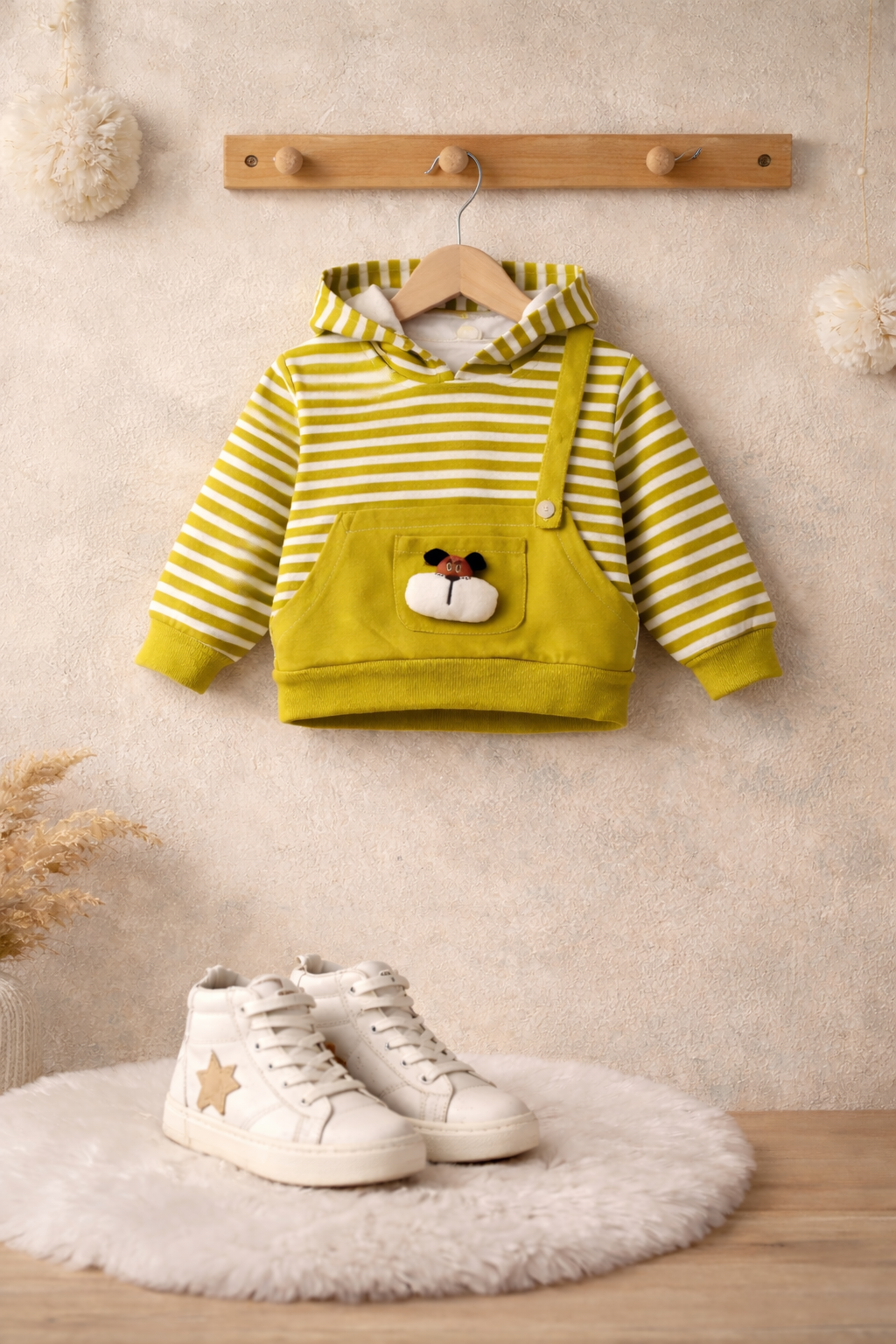 Playful Stripe Hoodie Co-ord Set (2-Piece