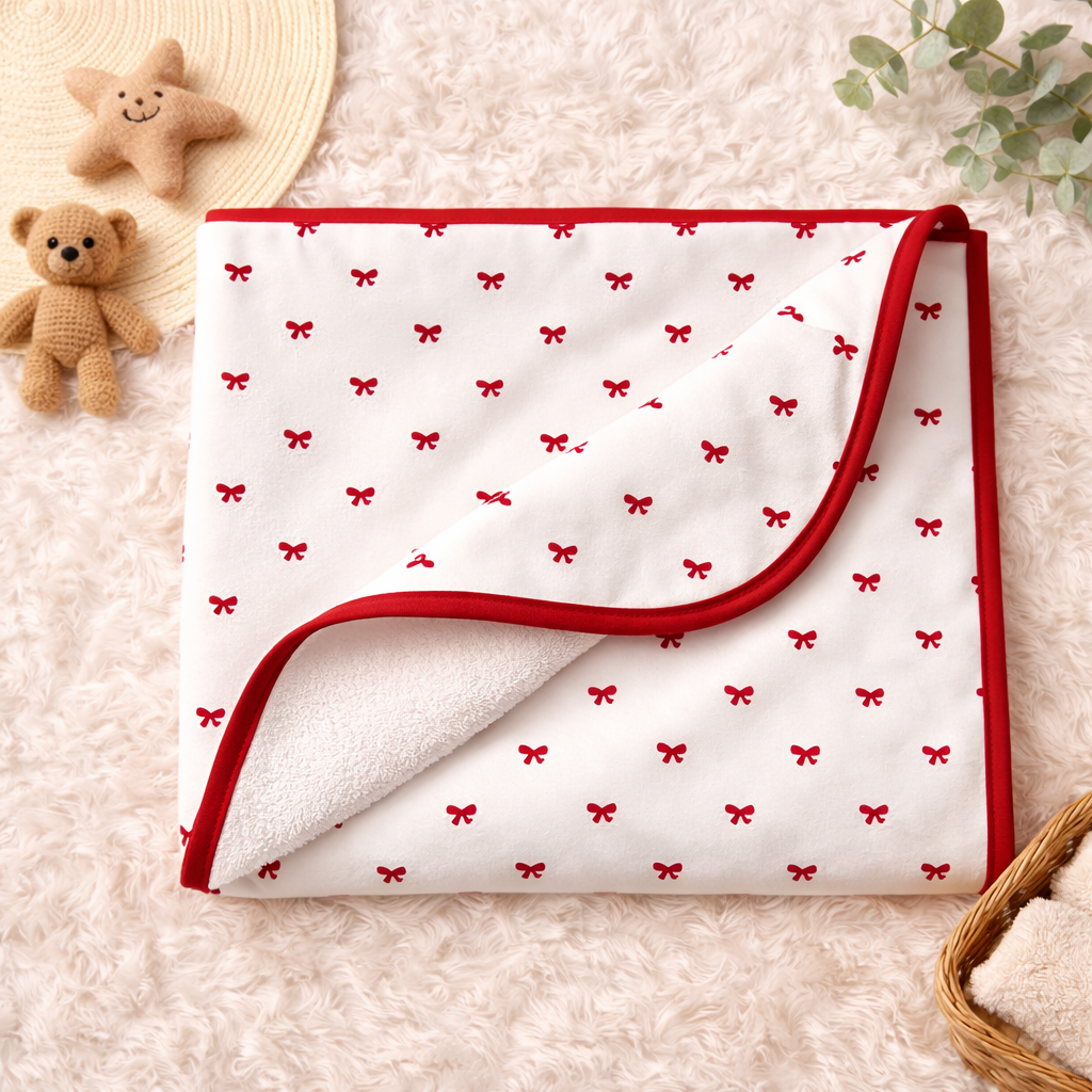 Babyhug Printed Baby Towel – Soft Terry Cotton Bath Towel