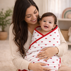 Babyhug Printed Baby Towel – Soft Terry Cotton Bath Towel