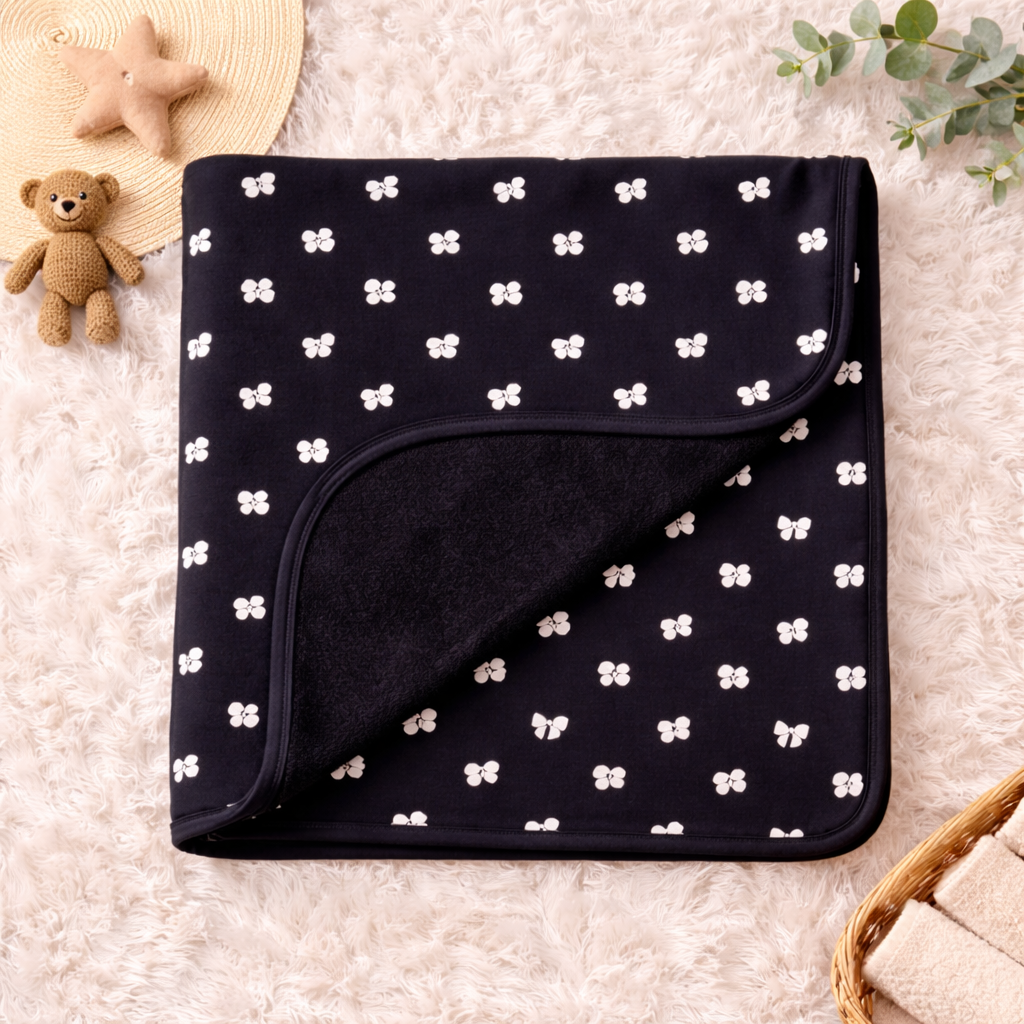 Babyhug Printed Baby Towel – Soft Terry Cotton Bath Towel