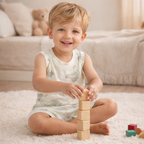 Mini Klub Elephant Print Sleeveless Top & Shorts Set