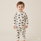 Minicute Insect Print Full Sleeve Top & Pants Set