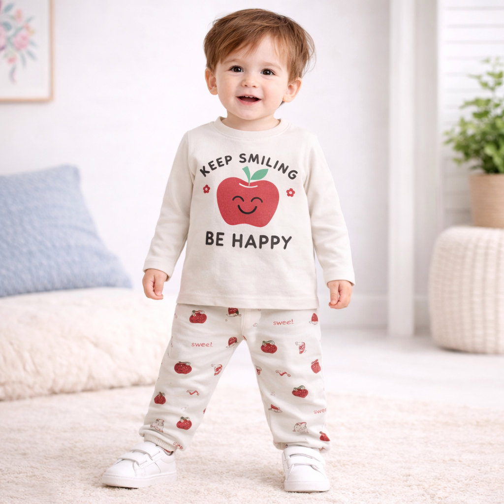 Keep Smiling Be Happy Co-ord Set