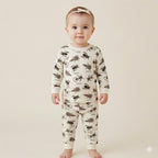 Minicute Insect Print Full Sleeve Top & Pants Set