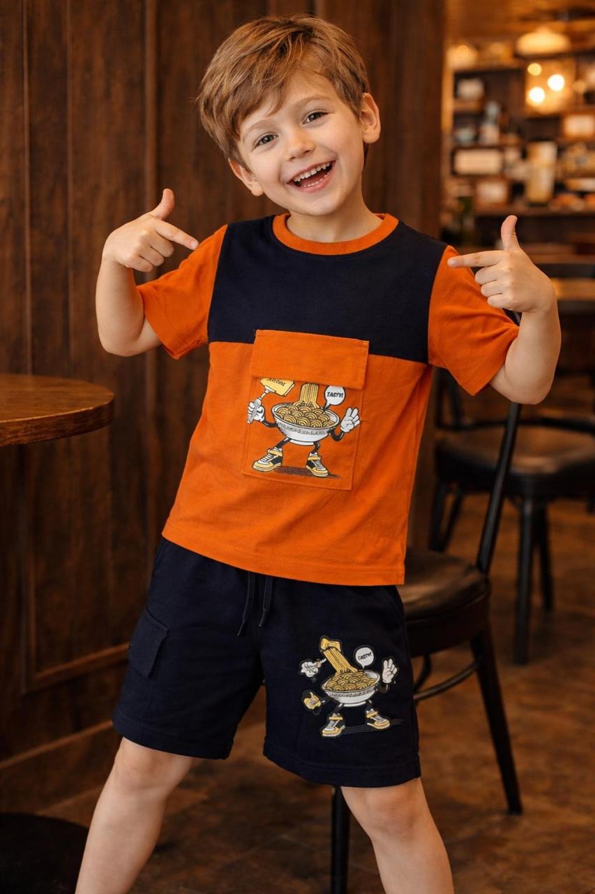 BabyHug noodle Shorts Set
