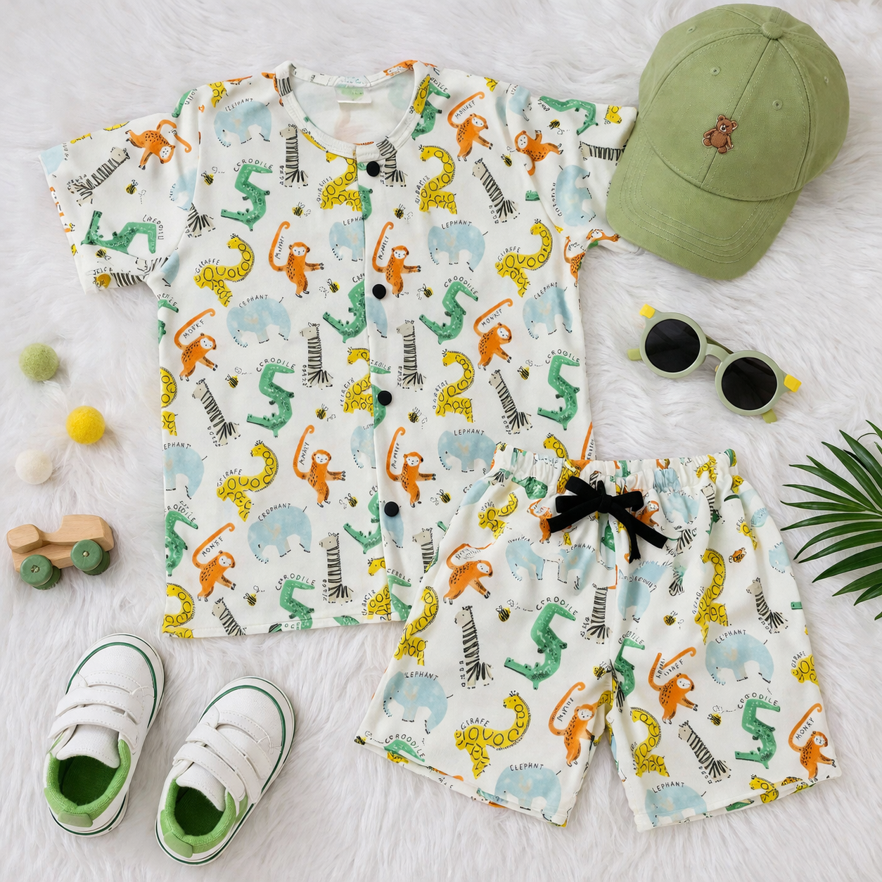 Safari Friends Printed Co-ord Set