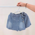 Girls 3-Piece Denim skort Set