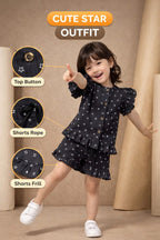 Midnight Stars Short Set