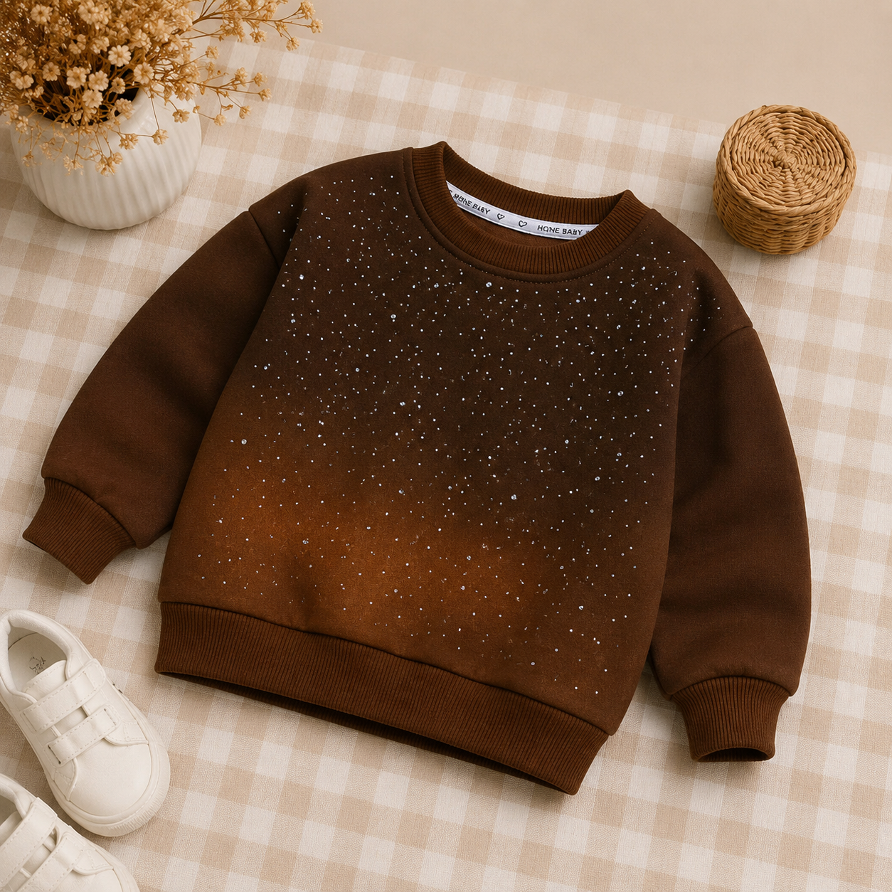 Girls Brown Winter Co-Ord Set