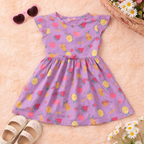Lavender Fruit Print Frock