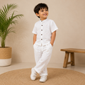 Snow White Muslin Co-ord Set