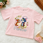 Tom & Jerry Pink T-shirt