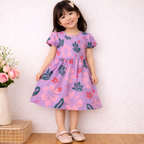 Lavender Floral Dress