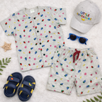 Fruity Garden Printed Short Set