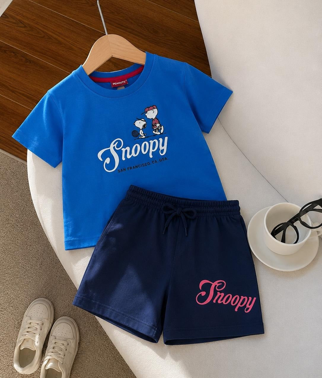 Snoopy Kids Short Set