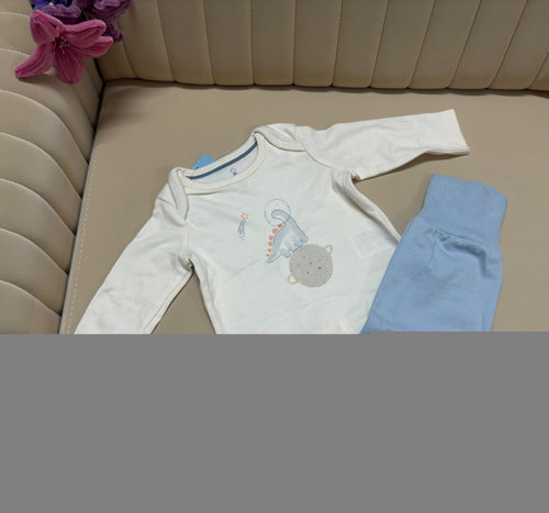 Dinosaur Planet Print Cotton co-ord set