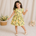 Tropical Breeze Fruit Print Dress