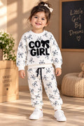 Cozy Girl Bow Print Co-ord Set