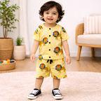 Little Lion Printed Short Set