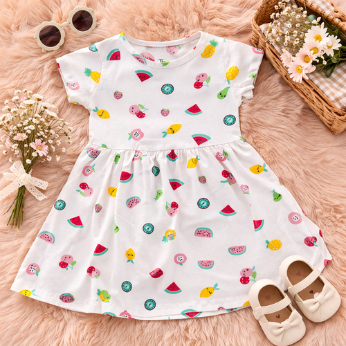 Fruity Fun Summer Dress