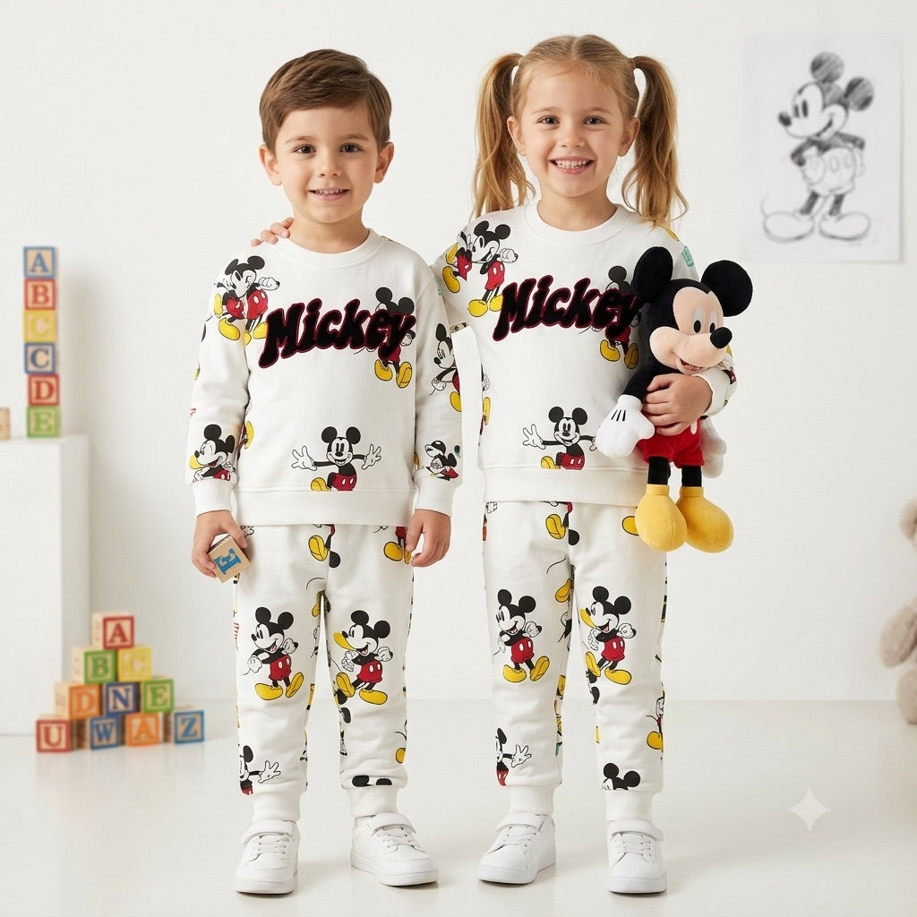Mickey Print Kids Co-ord Set