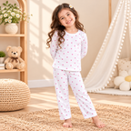 Pink Heart Printed Co-ord Set