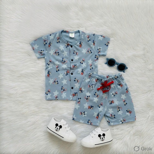 Mickey Star Printed Short Set