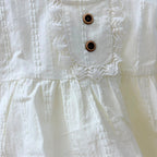 Elegant Cream Top & Wide-Leg Denim Set