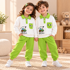 Green and white Truck Theme Kids Co-ord Set