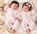 Pink Bear Printed Muslin Co-ord Set