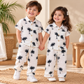 Palm Print Muslin Co-ord Set