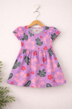 Lavender Floral Dress