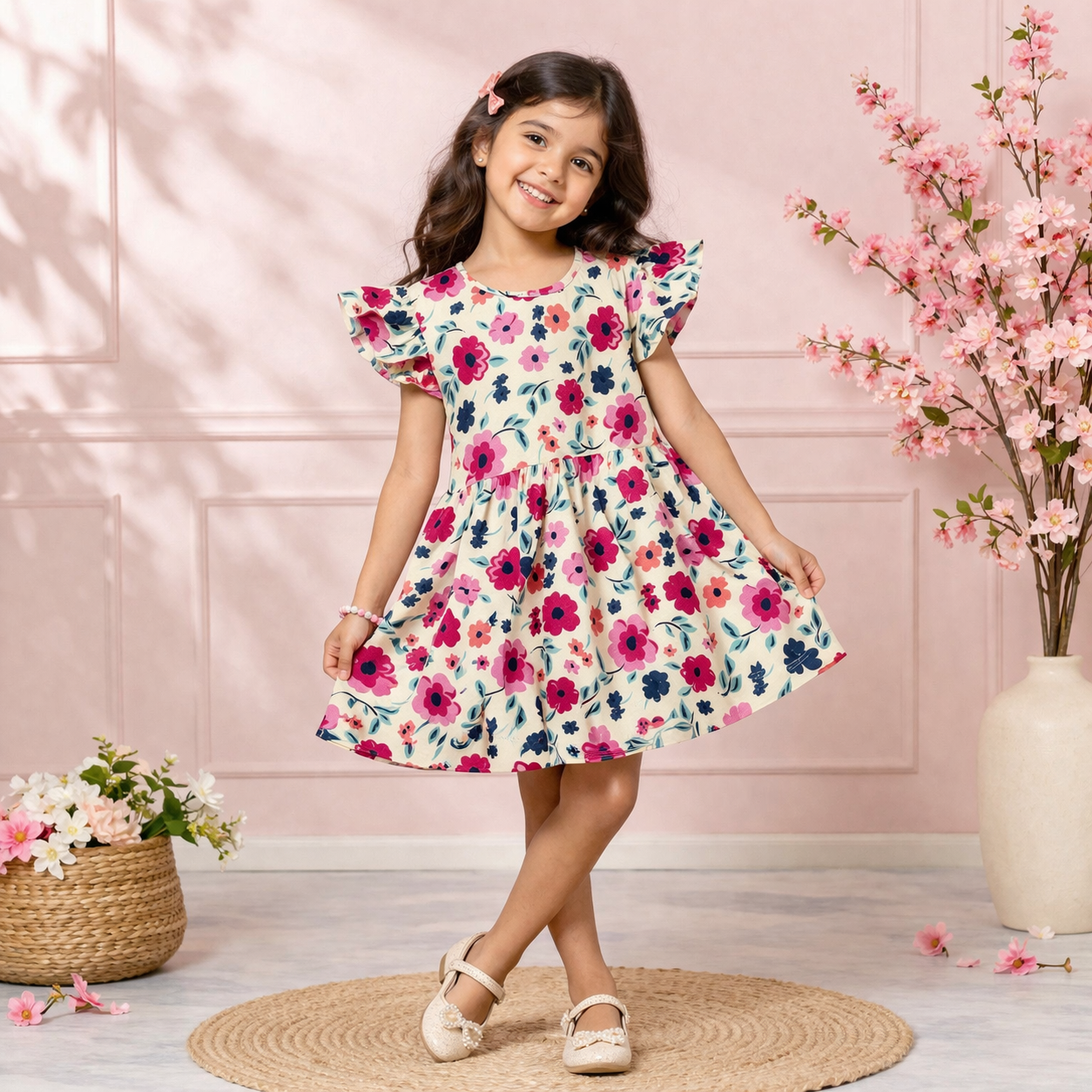 Blossom Floral Girls Dress