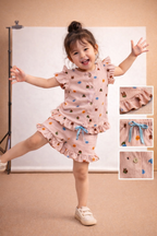 Peachy Bear Short Set