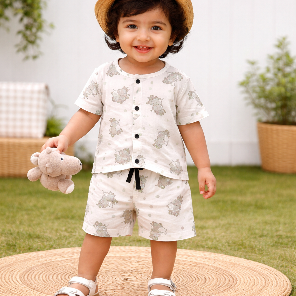 Dumbo Elephant Printed Short Set