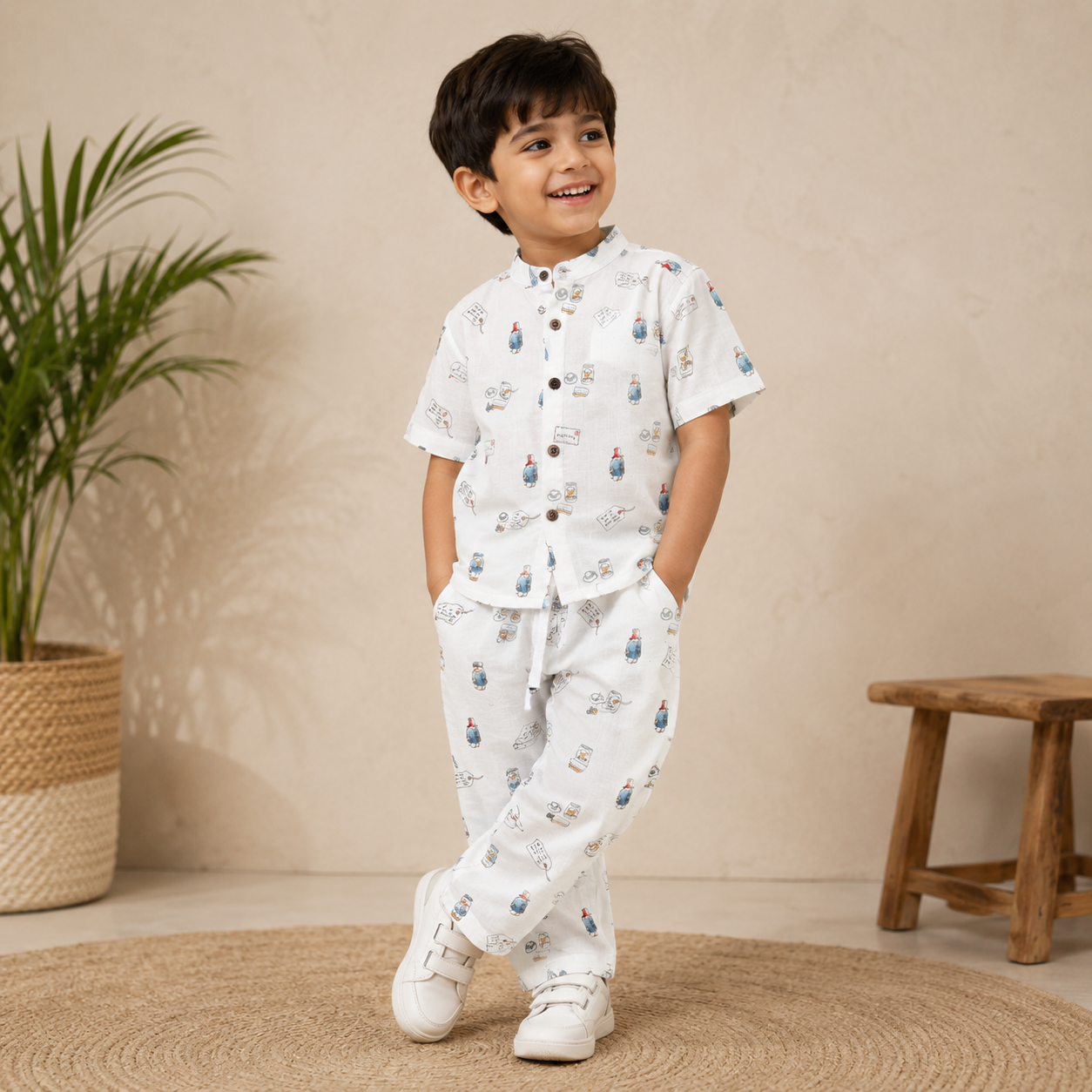 Paddington Print Muslin Co-ord Set