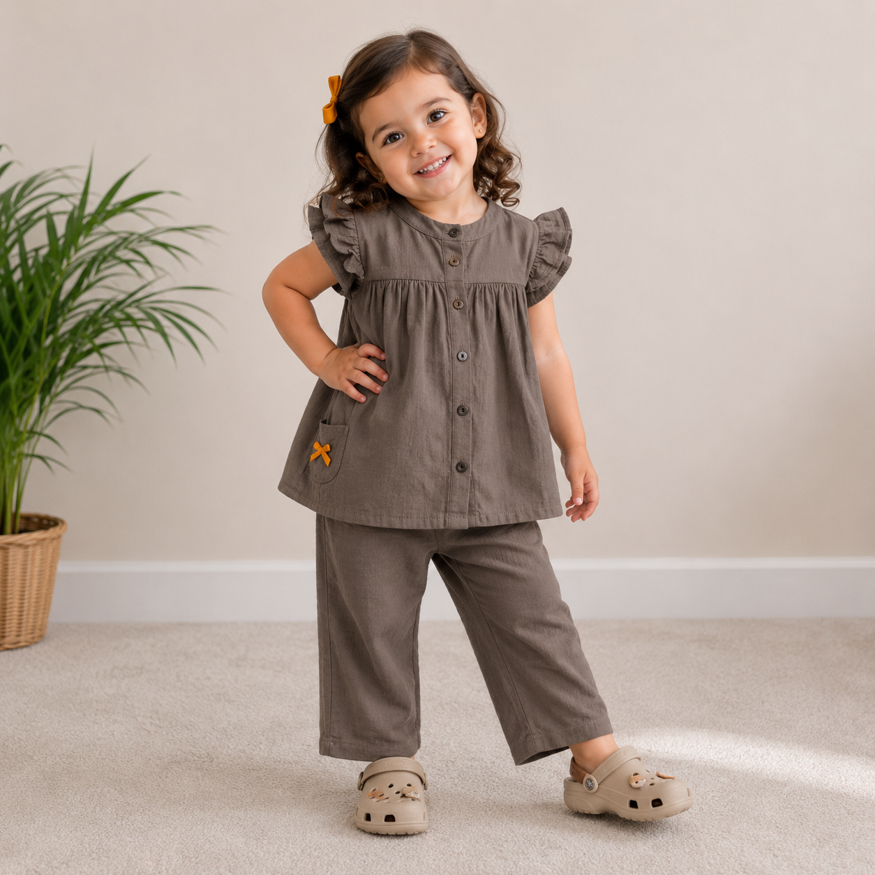 Earthy Elegance Muslin Co-ord Set