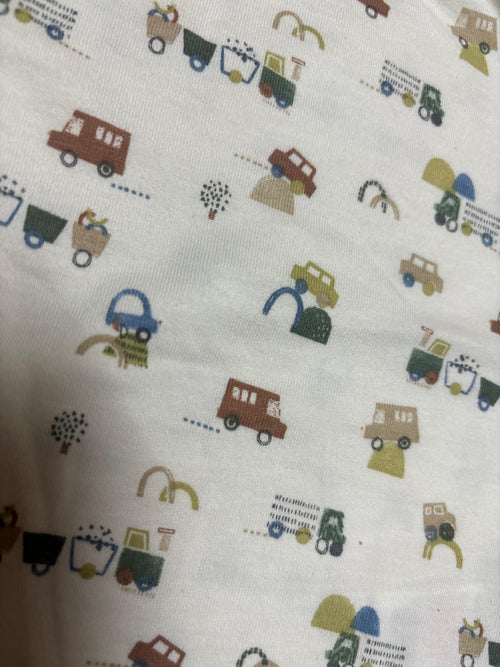 Vehicle Print Cotton Co-Ord Set for Babies