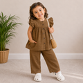 Cocoa Bliss Muslin Co-ord Set